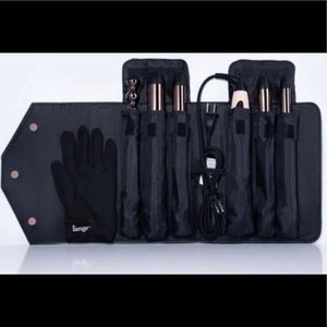 Lange Le Cinq 5 piece curling wand set with heat resistant glove
